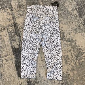 NWT sz L DYI Sport printed 7/8 marble leggings